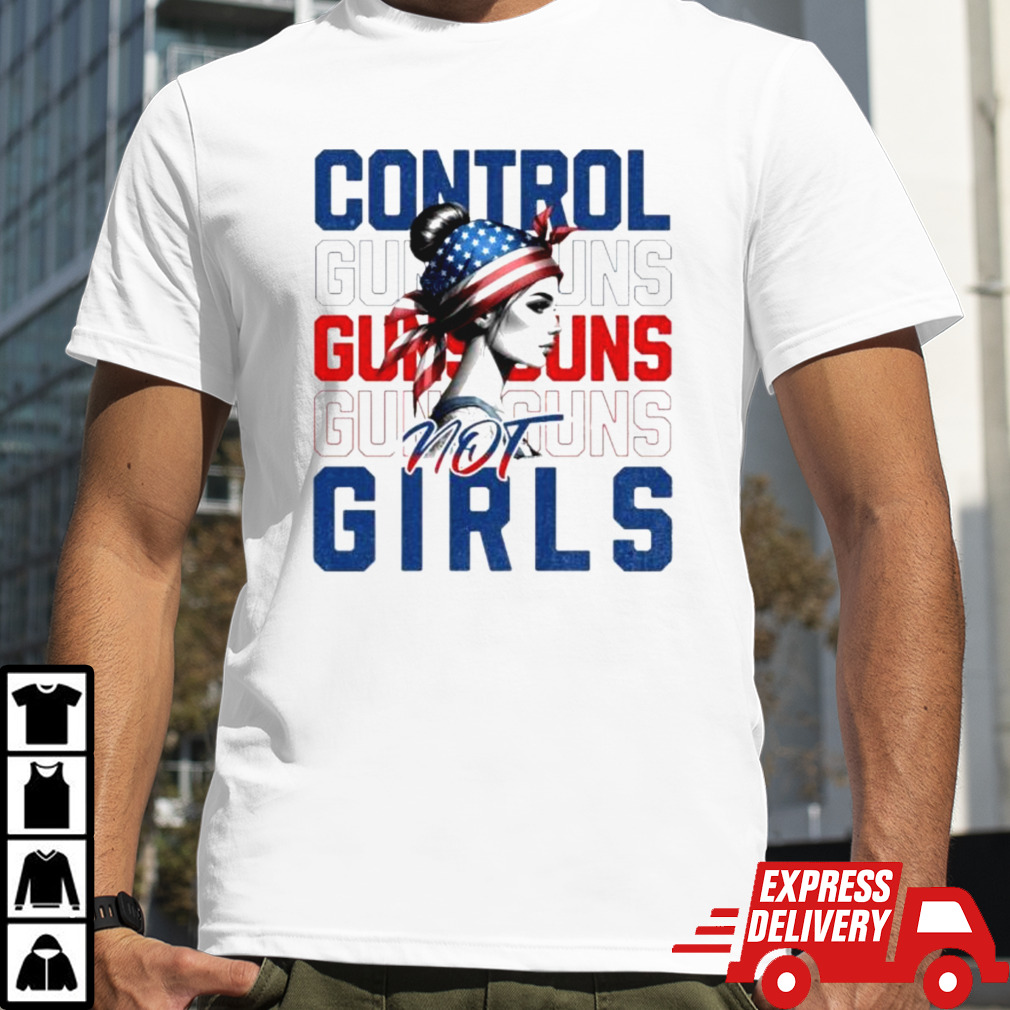 Retro Control Guns Not Girls T-Shirt