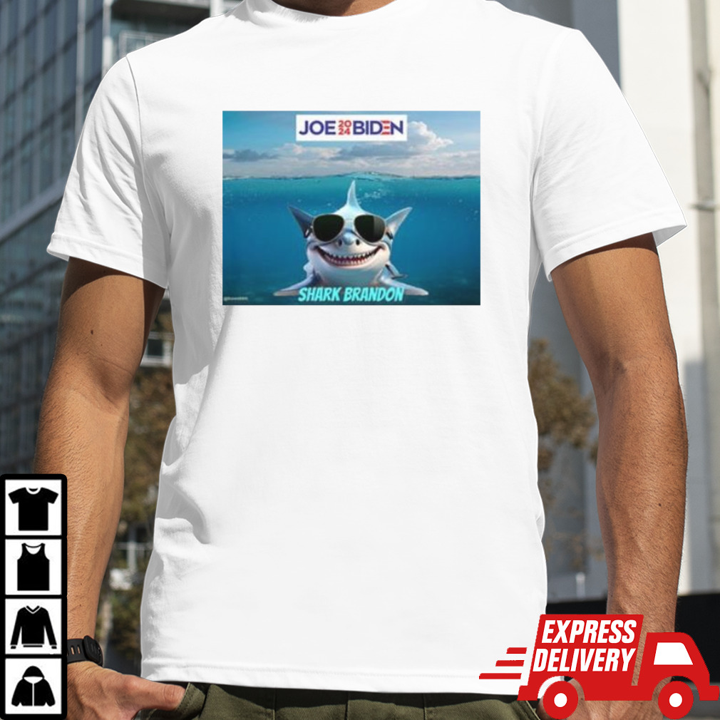 Shark on Joe Biden 2024 shirt