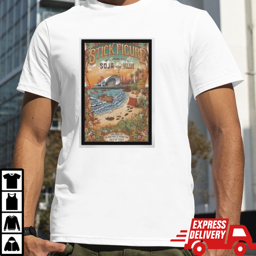 Stick Figure Tour In San Diego CA On July 14 2024 Poster Shirt