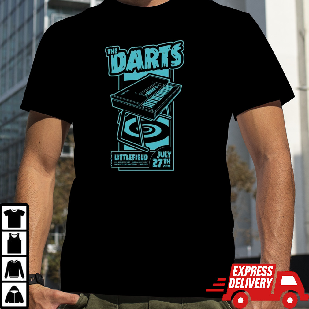 The Darts Brooklyn 27 July 2024 Littlefield Poster Shirt