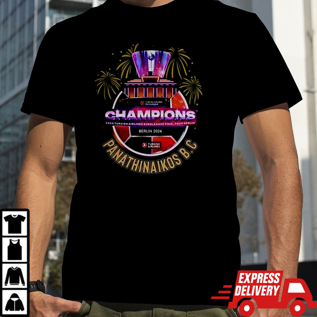 The King Is Back Euroleague Champions Berlin 2024 Panathinaikos Bc T-shirt