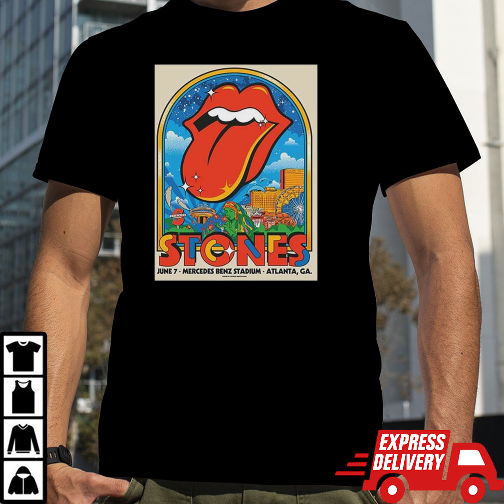 The Rolling Stones In Atlanta GA 2024 On June 7 At Mercedes Benz Stadium shirt