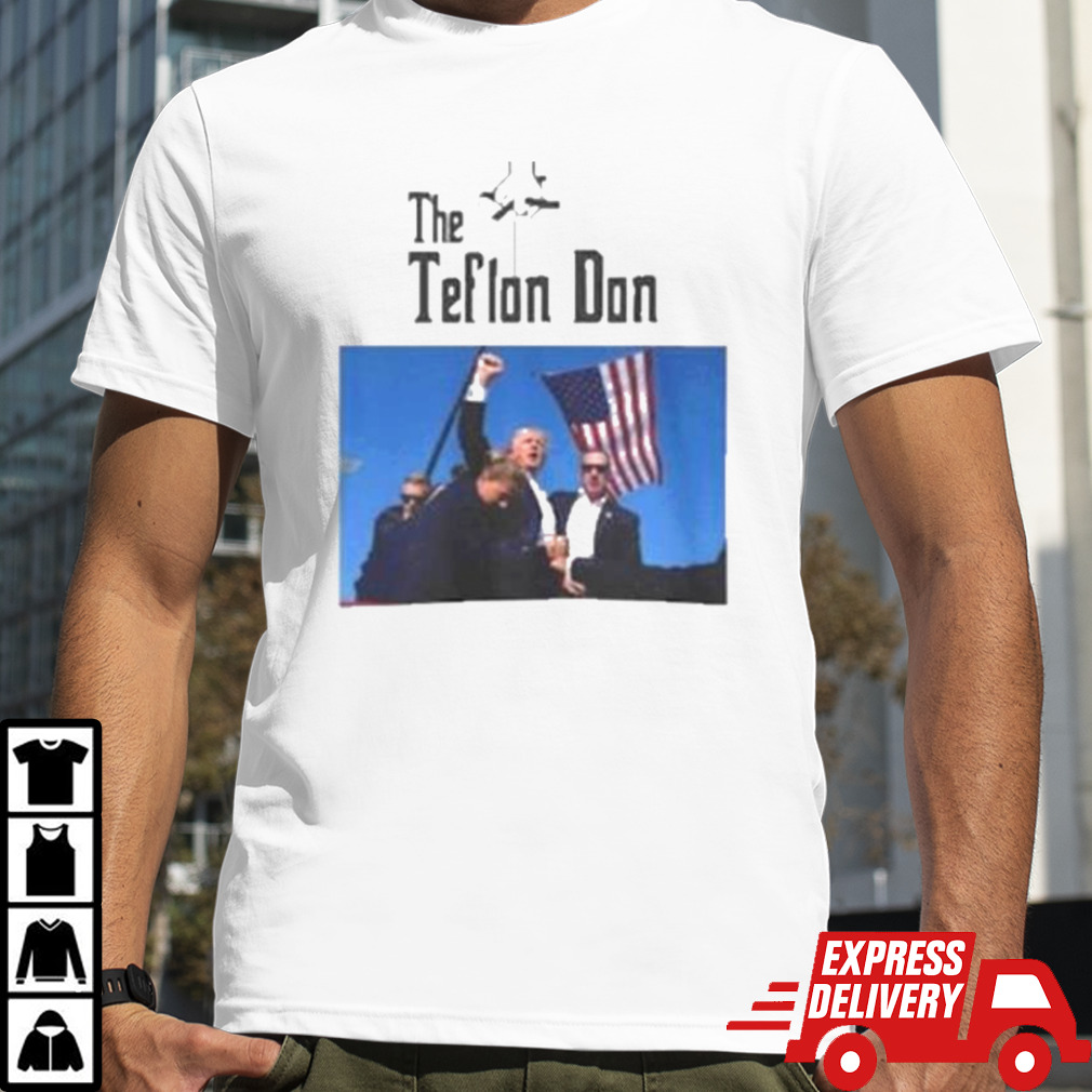 The Teflon Don Trump Rally Shot Shirt