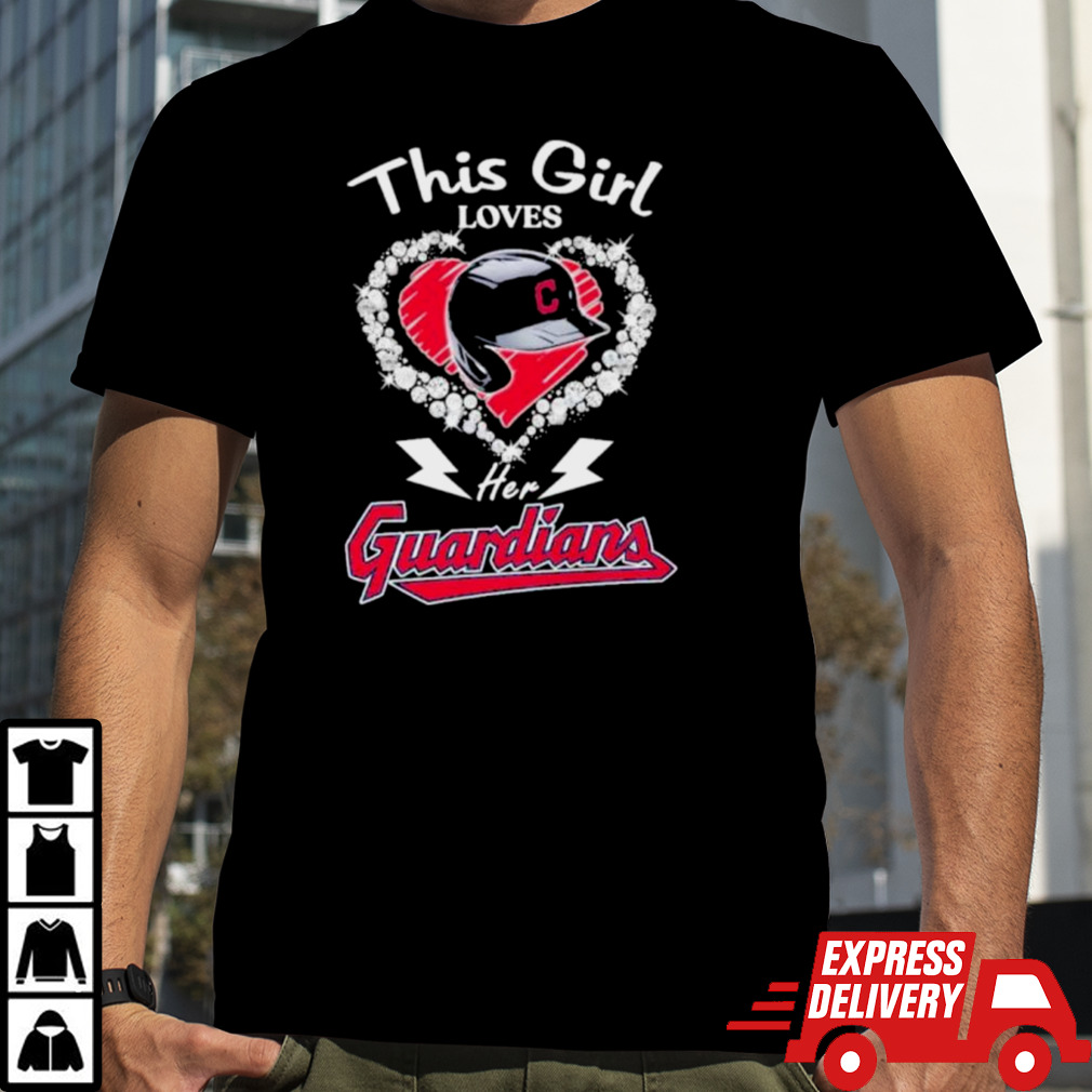 This Girl Loves Her Cleveland Guardians Hat Shirt