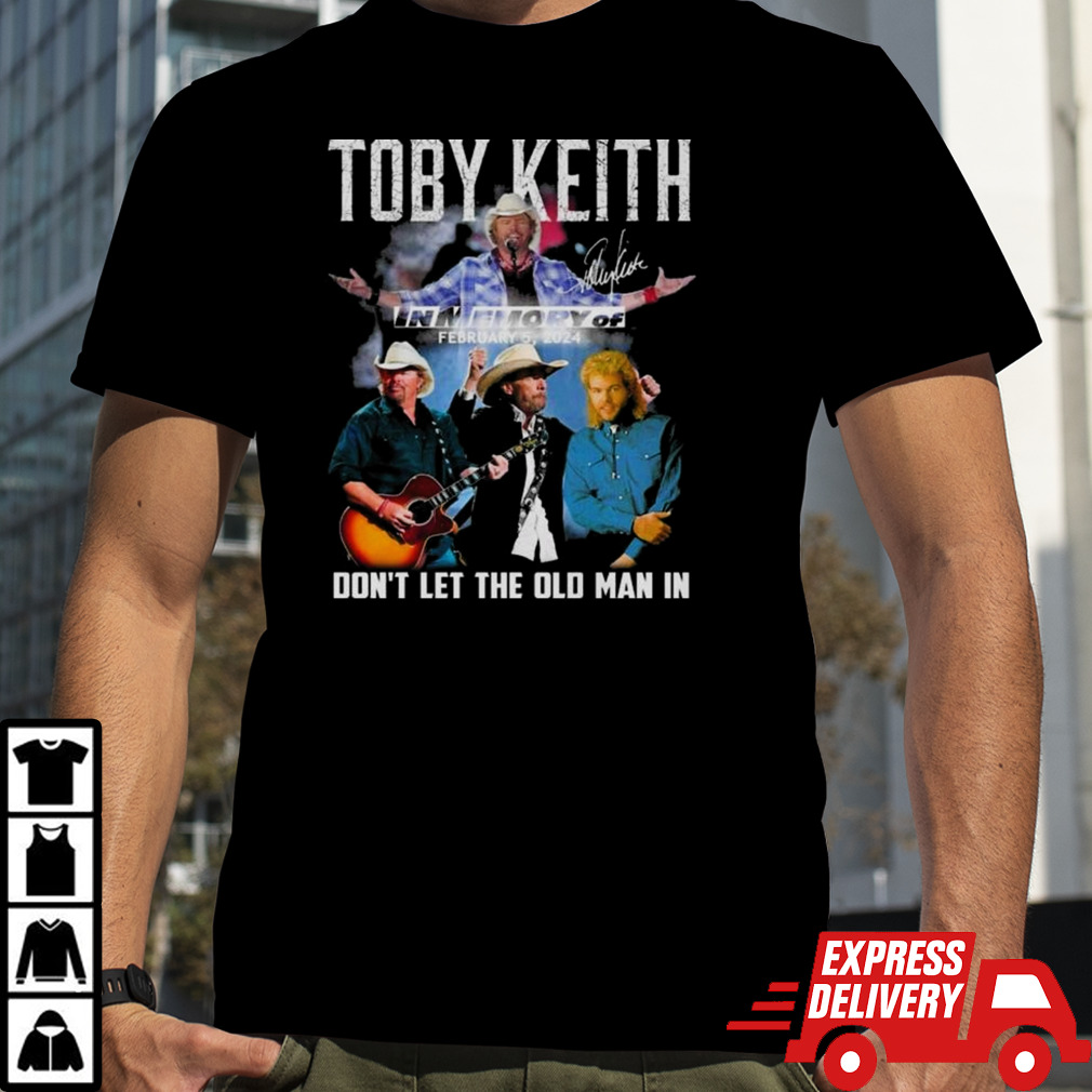 Toby Keith In The Memory Of The Cowboy Legend Country Singer Signature T-shirt