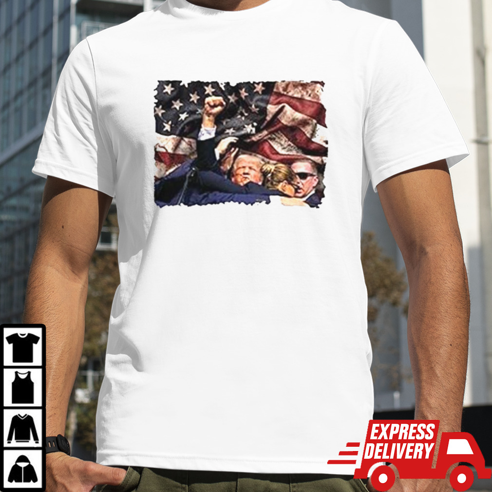 Trump Assassination Survival 2024 – Resilience Fight T-shirt