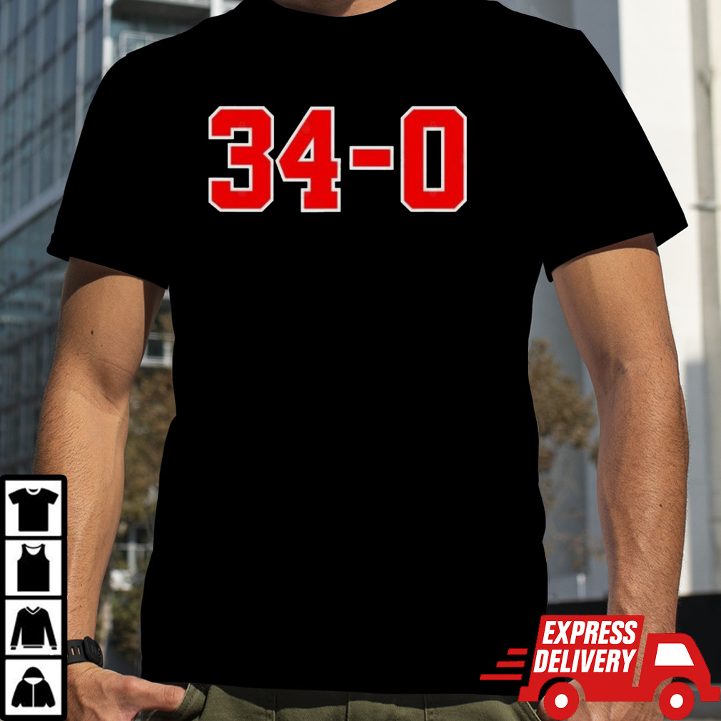 Trump Convicted Felon 34-0 Shirt