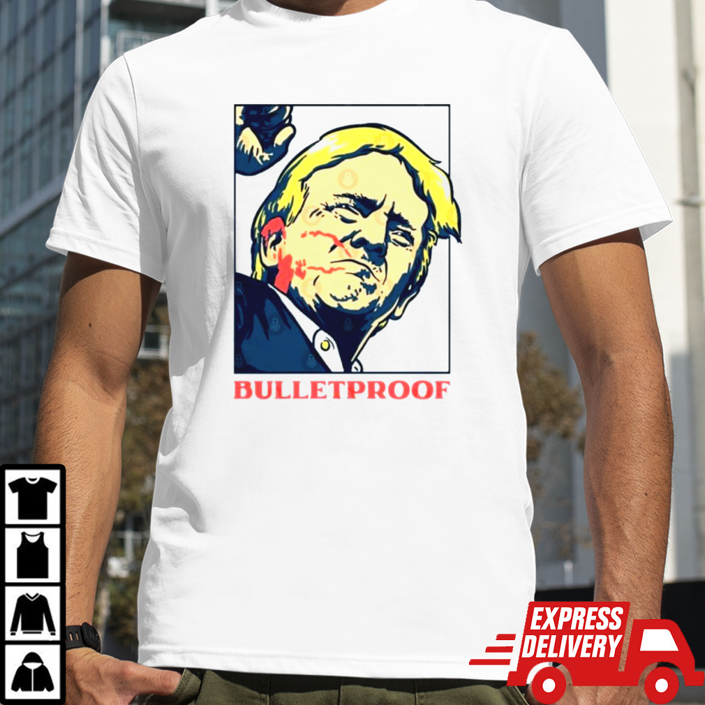 Trump injured rally Shot Bulletproof Shirt