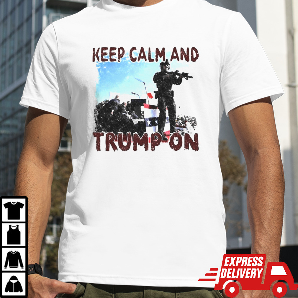 Vintage Trump 2024 Keep Calm And Trump On shirt