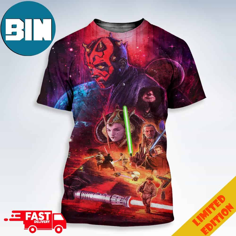 Gorgeous Poster For Star Wars The Phantom Menace By Ignacio All Over Print Shirt