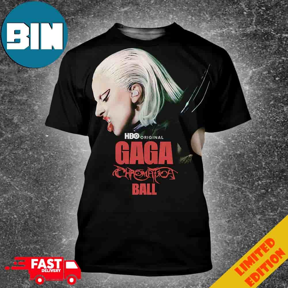 Lady Gaga Chromatica Ball May 25 2024 Hbo Original Unisex 3D T-Shirt 8180