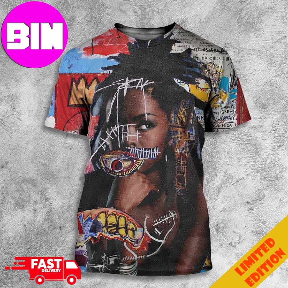 Lauryn Hill x Basquiat Wallpaper All Over Print Unisex T-Shirt