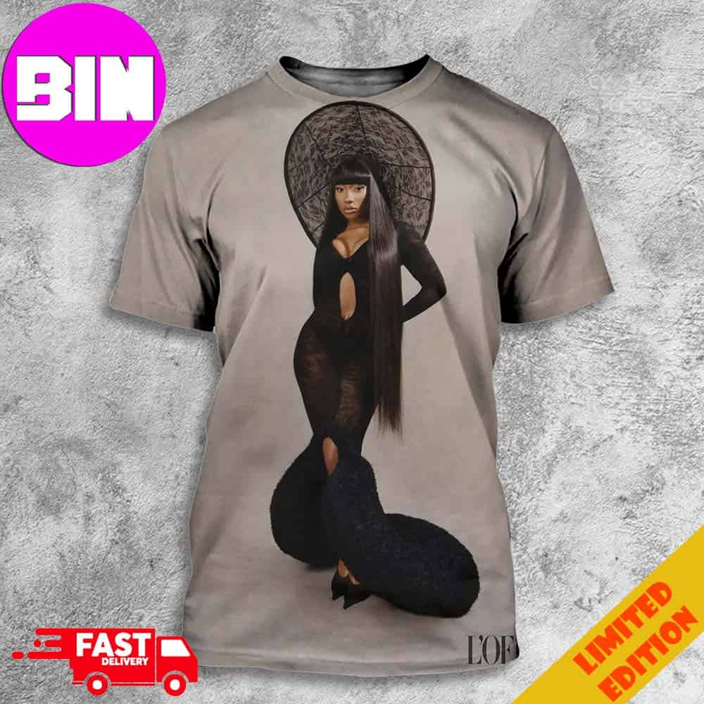 Megan Thee Stallion For L'OFFICIEL Magazine Summer 2024 All Over Print Unisex T-Shirt