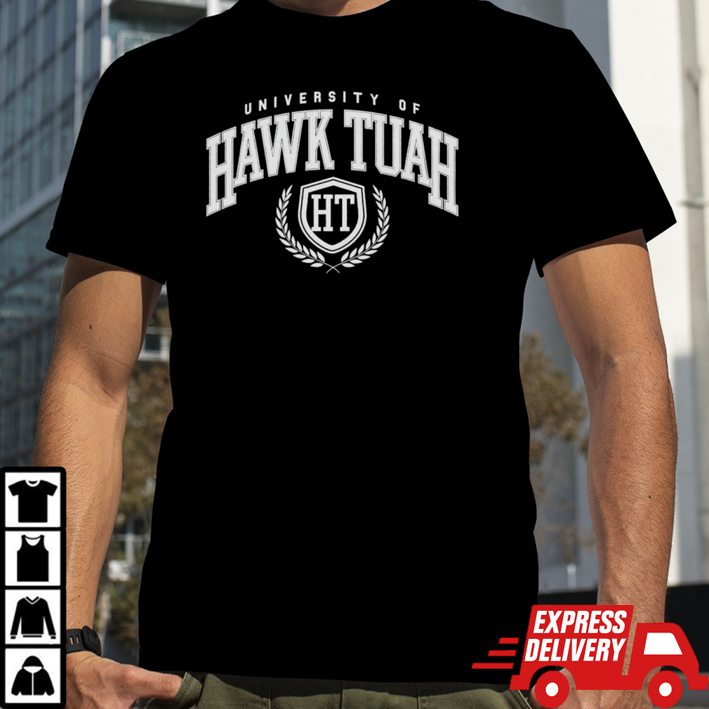 University Of Hawk Tuah logo shirt