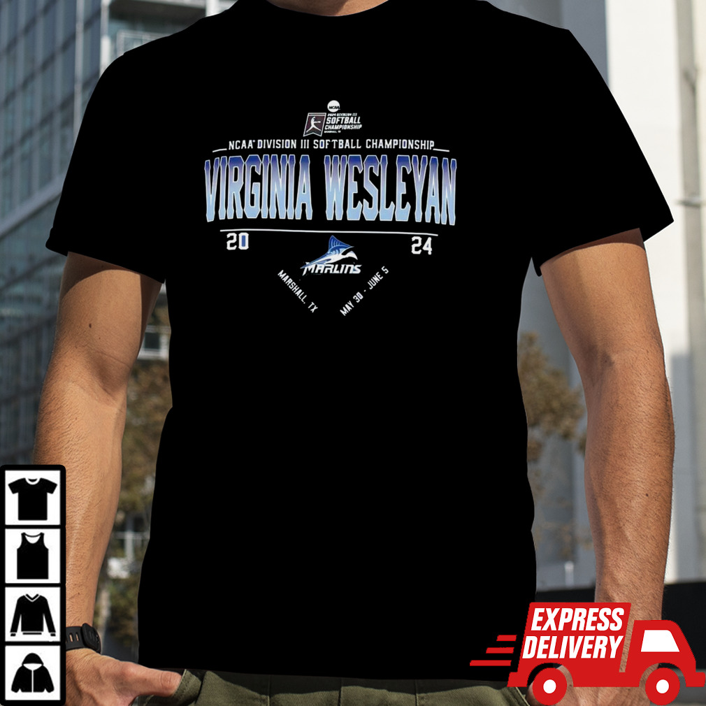 Virginia Wesleyan Marlins 2024 NCAA Division III Softball Championship Shirt