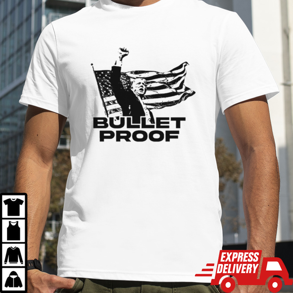 Alex Jones Trump Bulletproof T-shirt