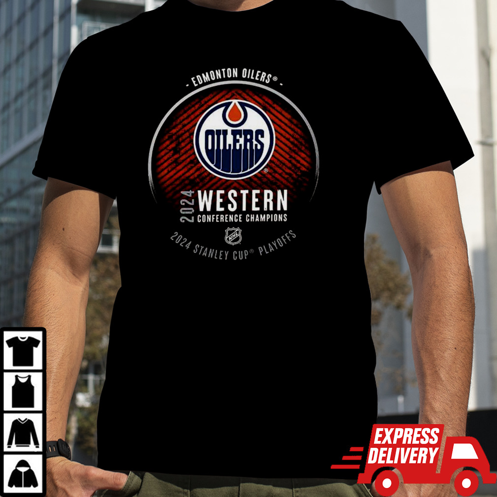 Edmonton Oilers Authentic 2024 Eastern Conference Champions Hockey T-shirt