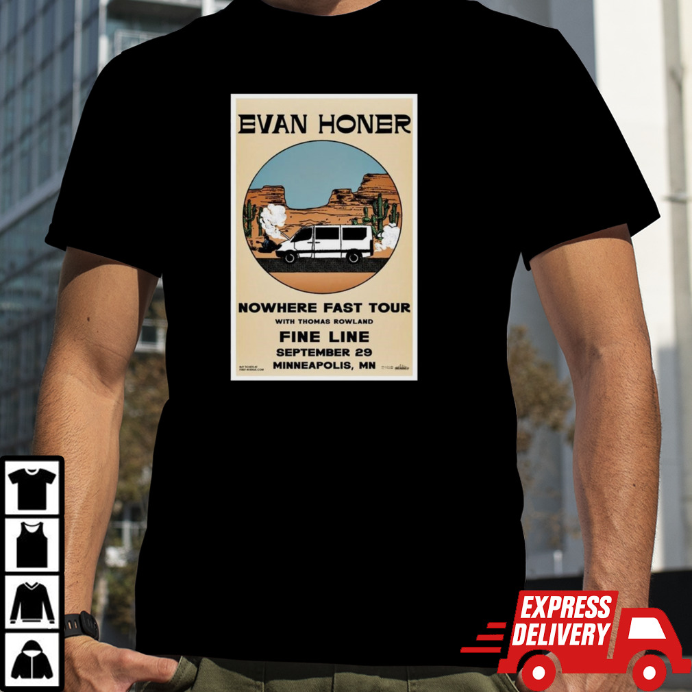 Evan Honer Tour In aMN On September 29 2024 Poster Shirt