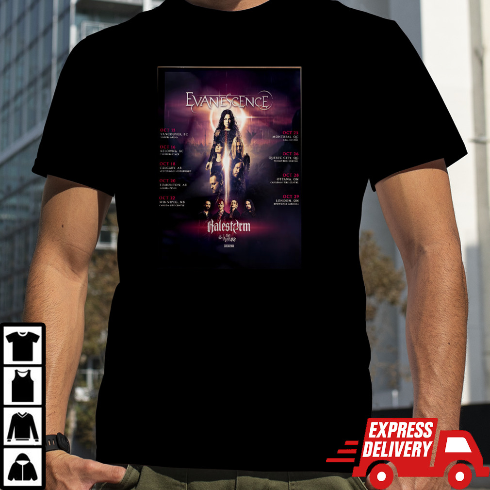 Evanescence 2024 Tour shirt