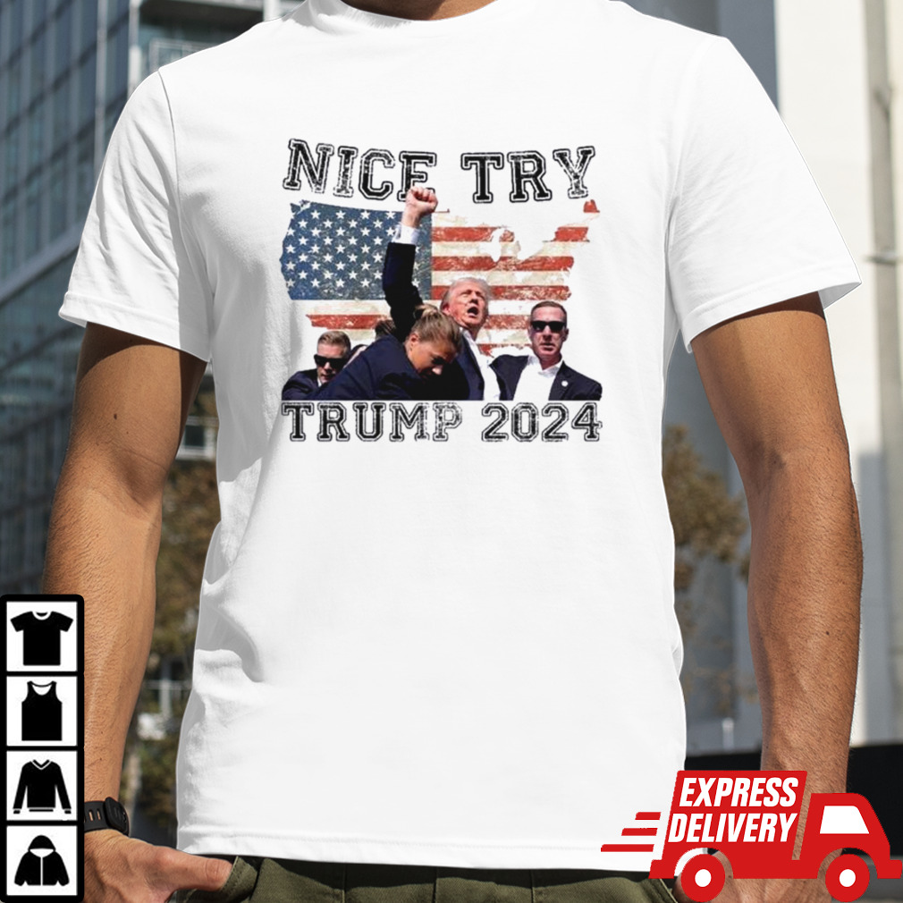 Nice Try Trump You Can’t Kill Freedom Trump Shot Shirt