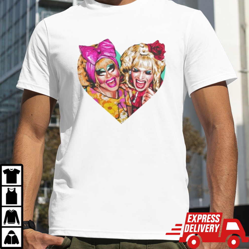 Trixie And Katya Heart T-shirt