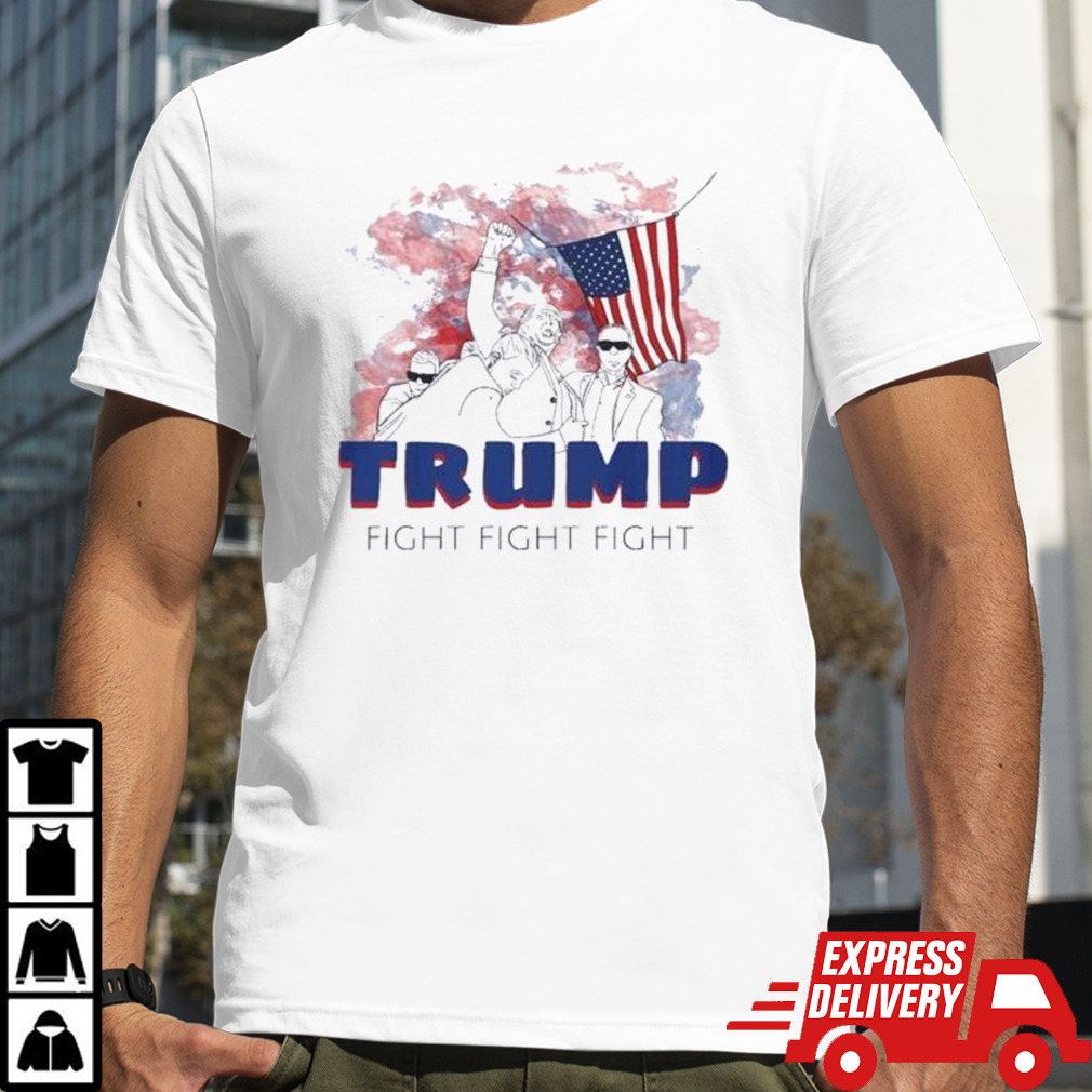 Trump Fight Fight Fight 2024 Was Shot While Voting Shirt