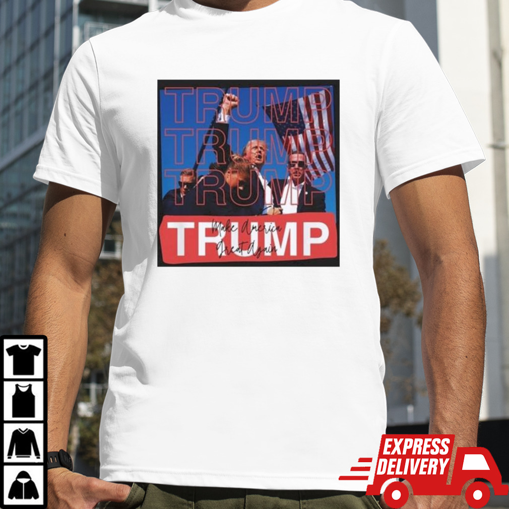 Trump In Colour Print 2024 Make America Great Again Shirt