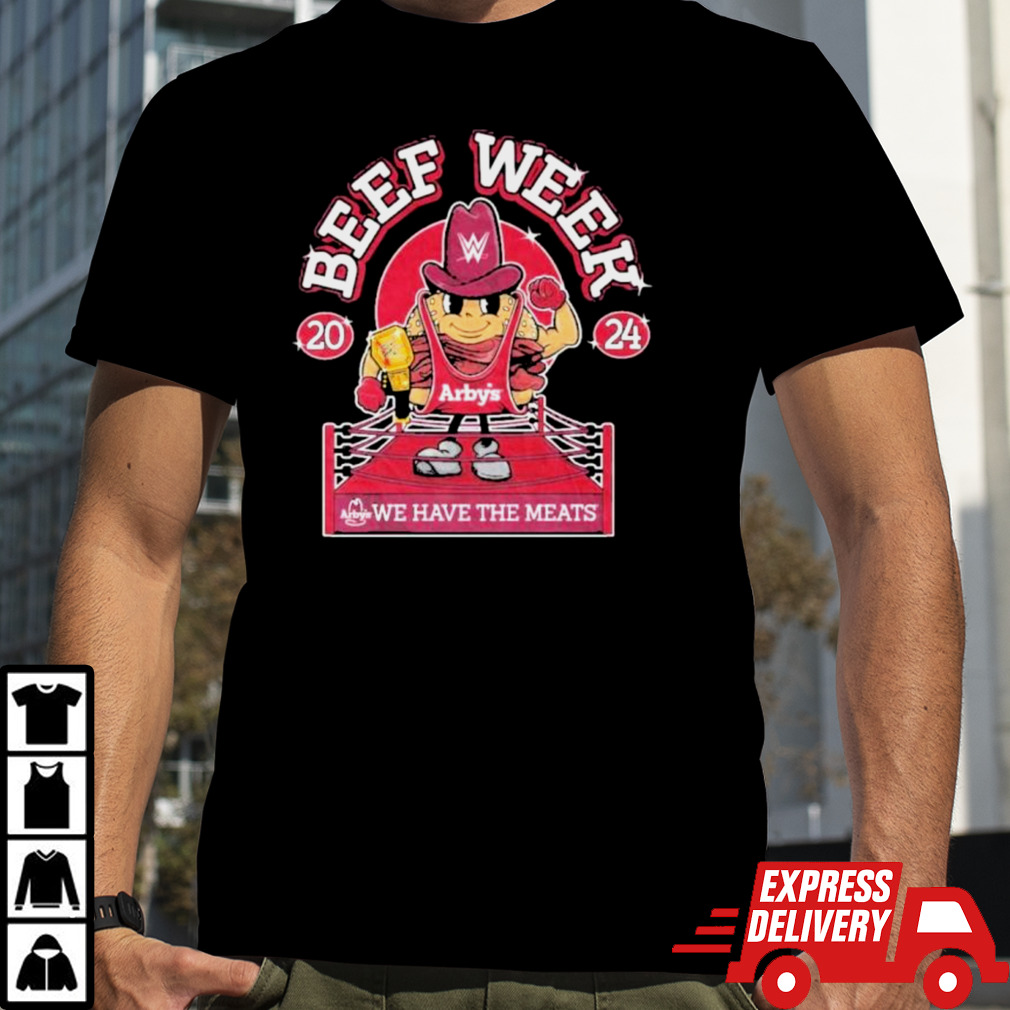 WWE x Arby’s Beef Week 2024 We Have The Meats T-Shirt