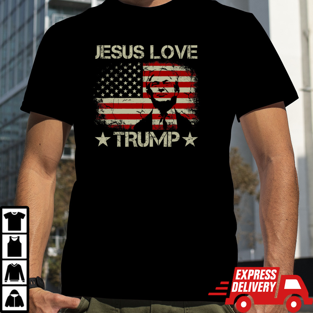 Jesus Love Trump 2024 Election T-Shirt