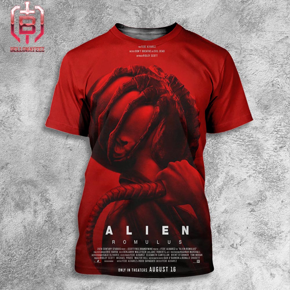 New Poster For Alien Romulus Only In Theaters August 16 All Over Print Shirt