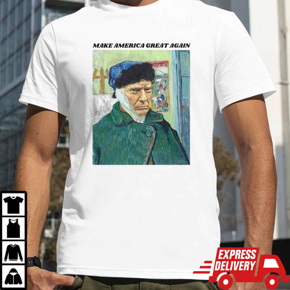 Van Trump Gogh Make America Great Again Trump Shooting 2024 T-shirt