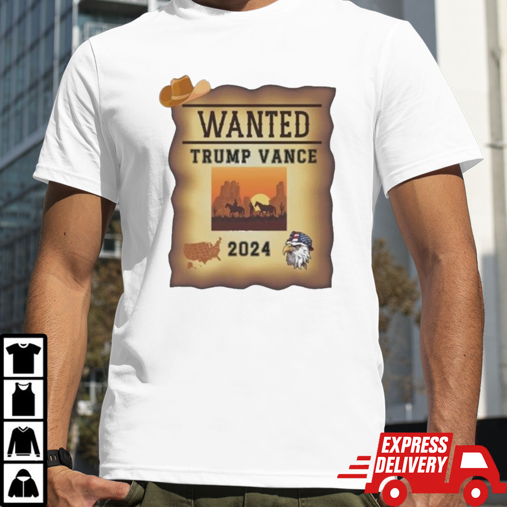 Wanted Trump Vance 2024 shirt