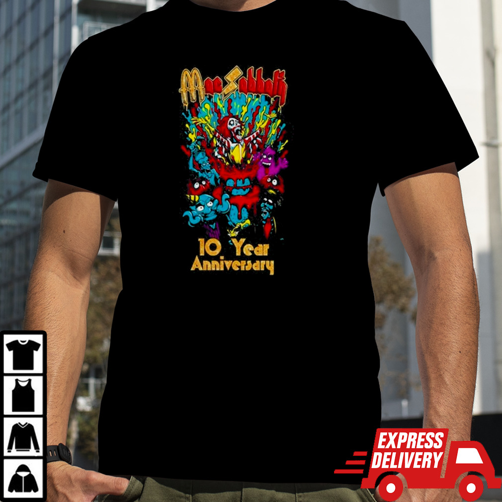 10 Year Anniversary Mac Sabbath Show T-Shirt