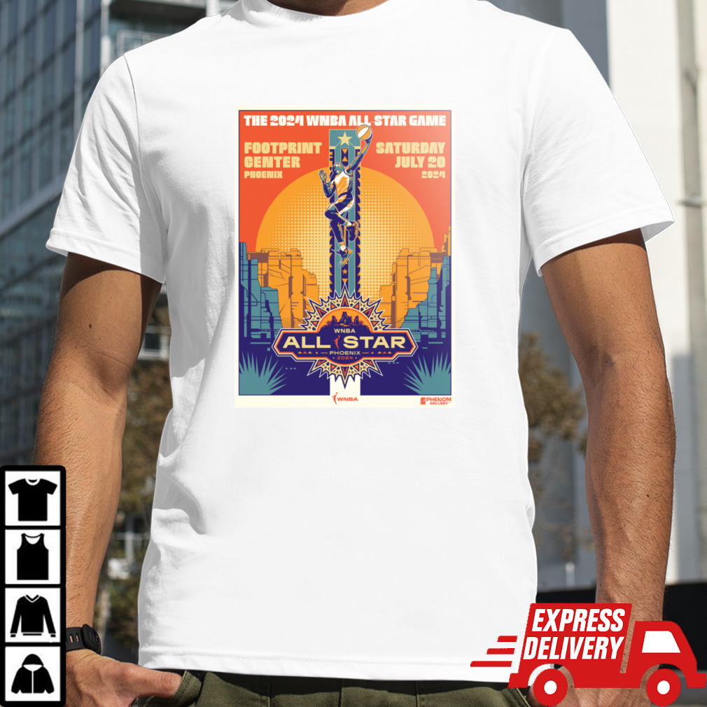 The 2024 WNBA All-Star Game Saturday July 20 2024 Poster shirt