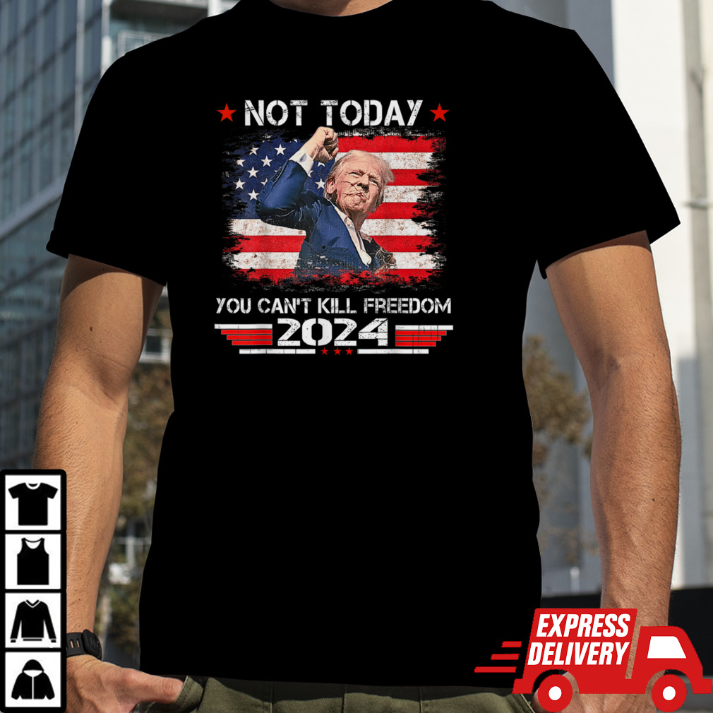 Trump 2024 Fight Fighting Fighters Supporters American T-Shirt