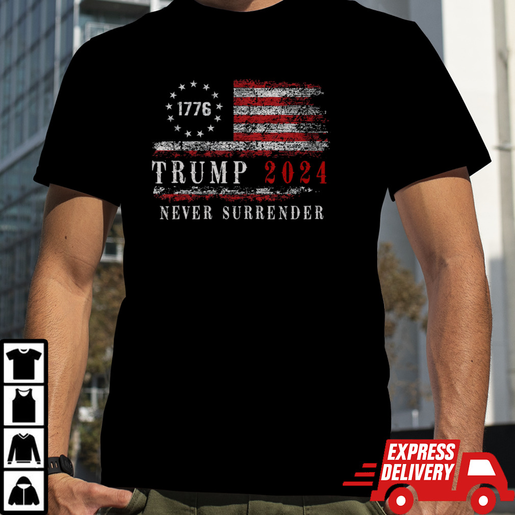 Trump 2024 Never Surrender President Legend T-Shirt