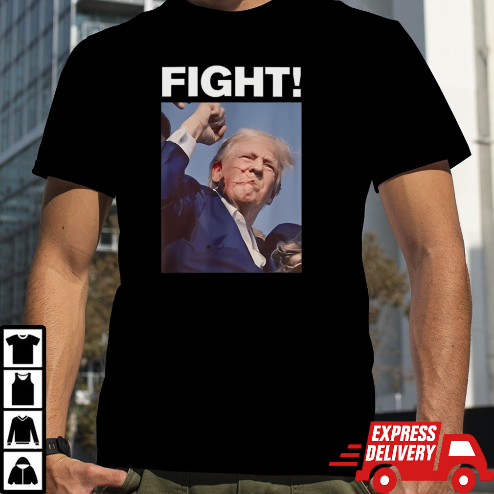 Trump Figh Trump Shot Trump Rally T-Shirt