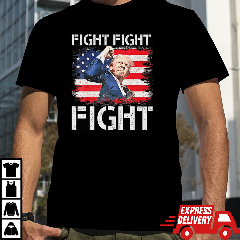 Trump Fight Fight Fight Trump Signals To Americans to Fight T-Shirt