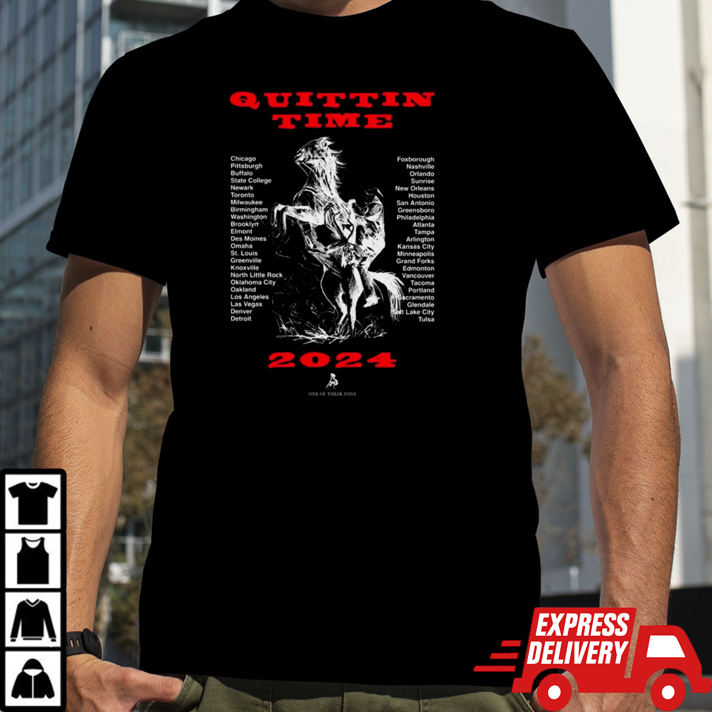 Zach Bryan One Of These Day Quittin Time 2024 Shirt