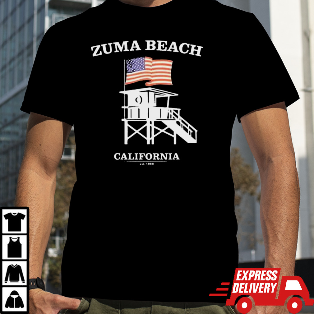 Zuma Beach California American Shirt