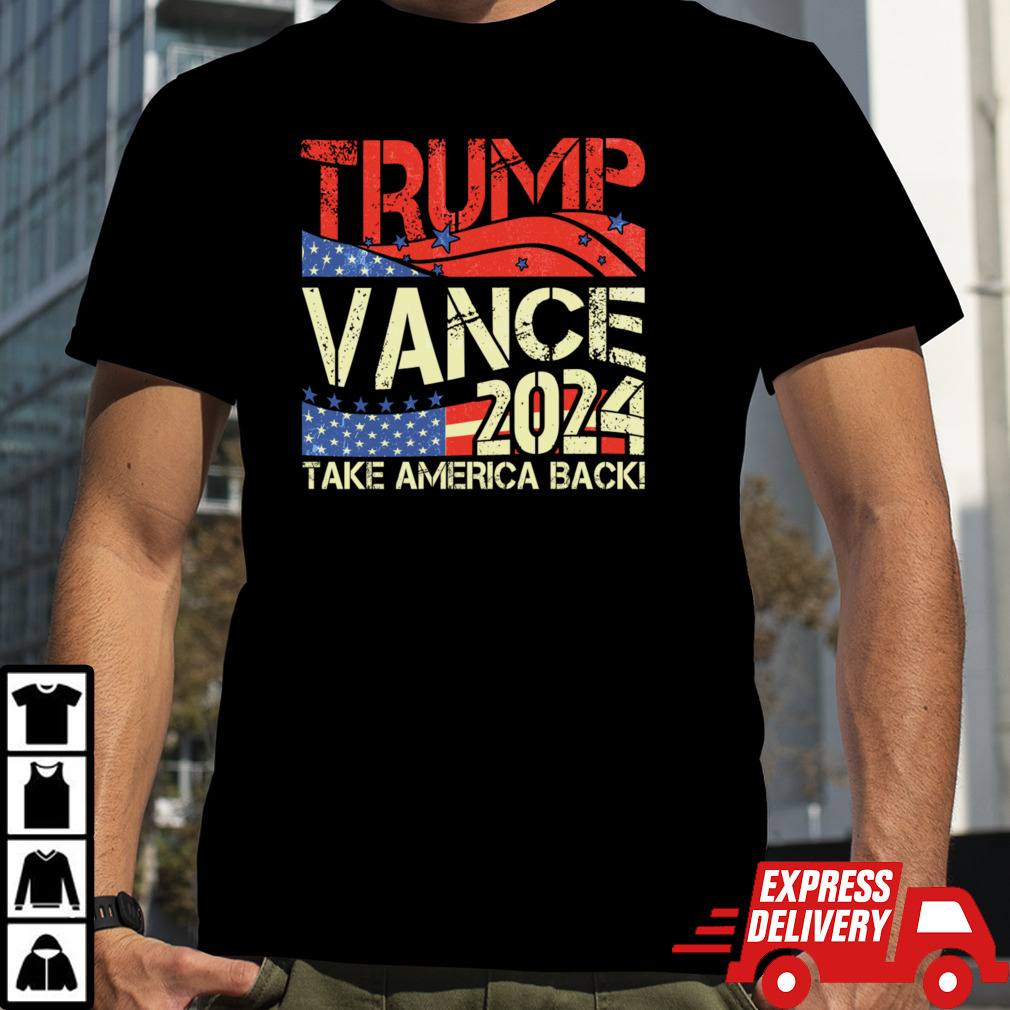 trump vance take america back vintage T-Shirt