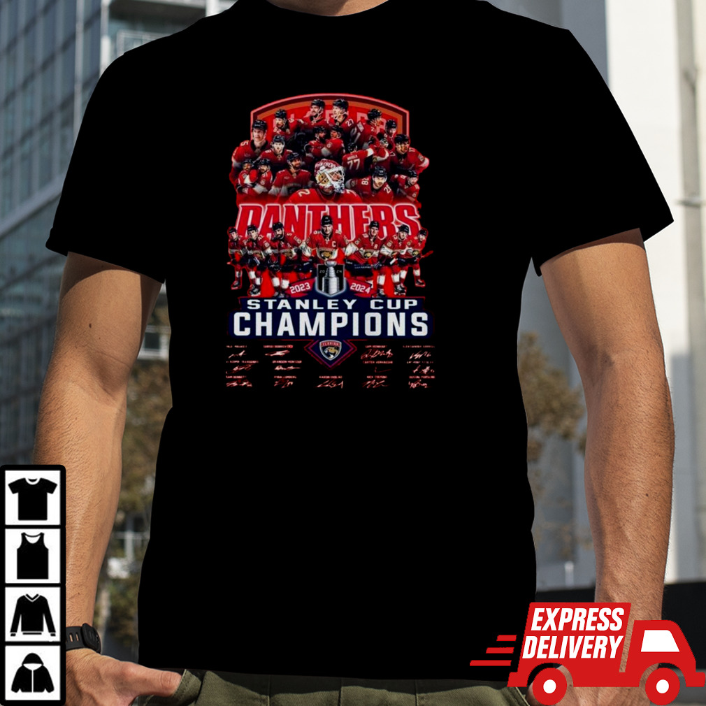 2023-2024 Stanley Cup Champions NHL Florida Panthers T-Shirt