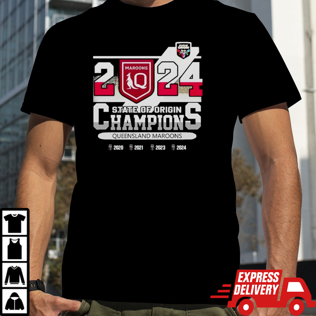 2024 State Of Origin Champions Queensland Maroons shirt