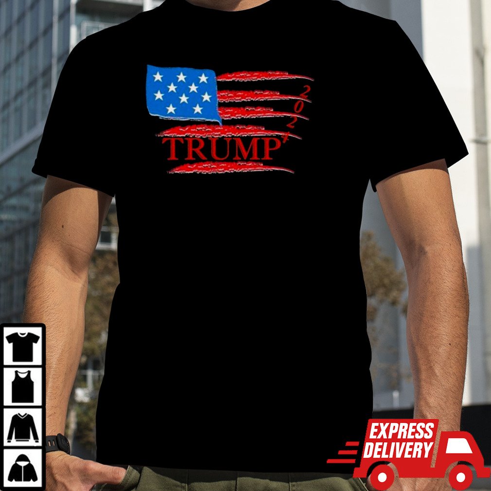 2024 Trump Flag American Donald Trump Shot Shirt