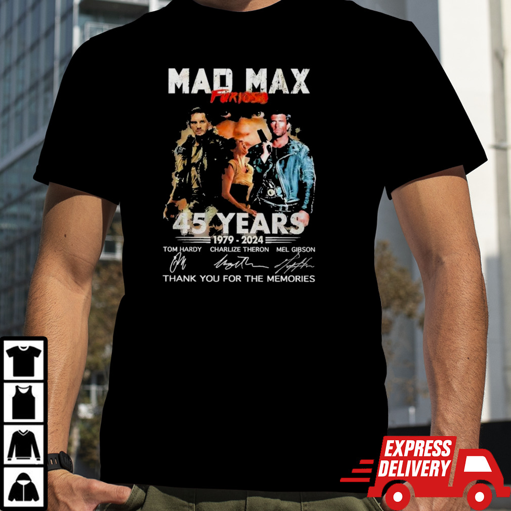 45 Years Of Mad Max Furios T-Shirt