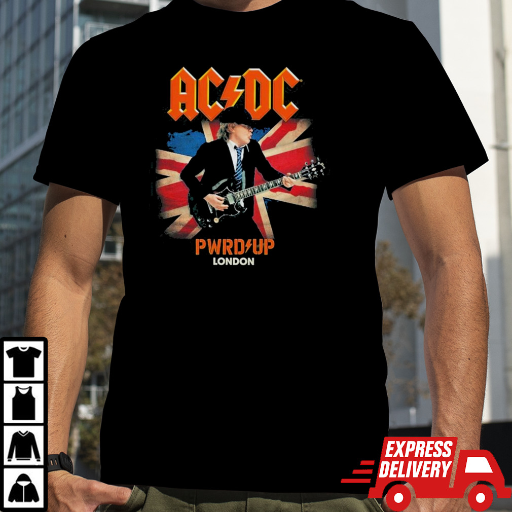 AC DC Union Jack London 2024 Tour T-shirt