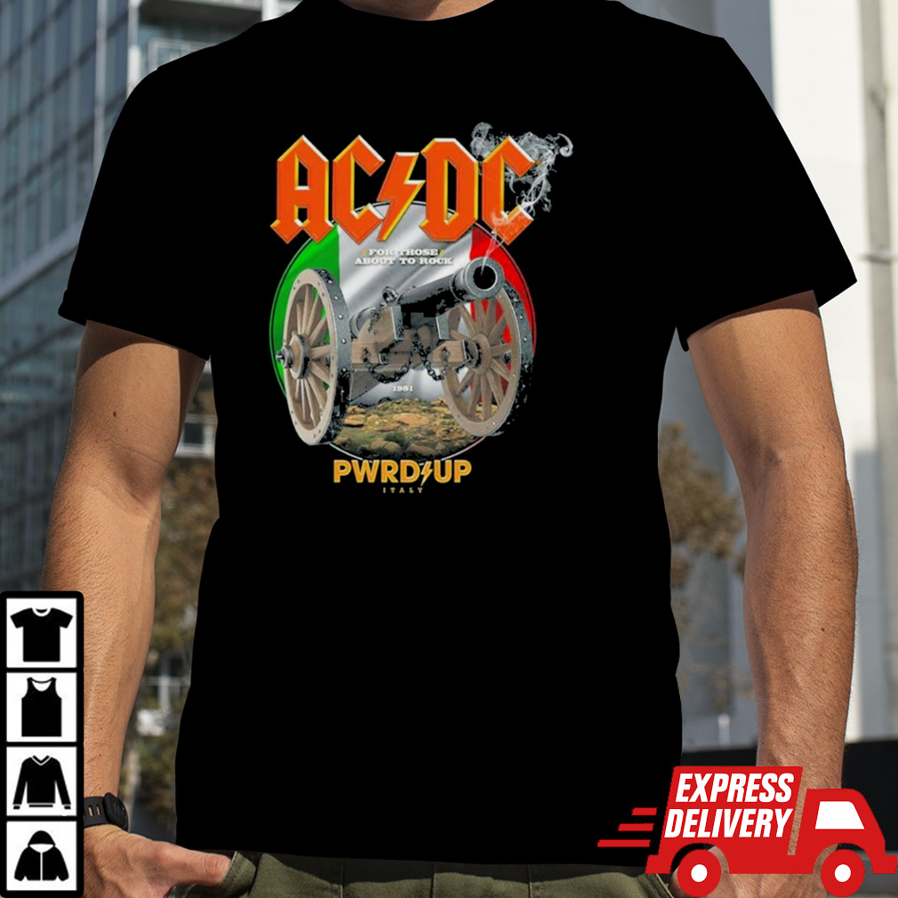 ACDC PWRD-UP Italy Tour 2024 T shirt