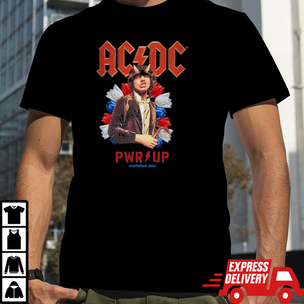 ACDC PWR-UP Amsterdam Tour 2024 T shirt