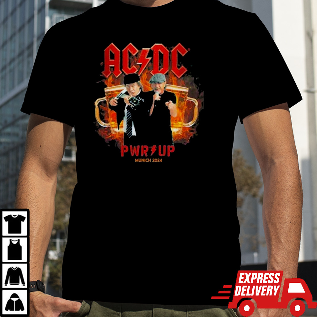 ACDC PWR-UP Munich Tour 2024 T shirt