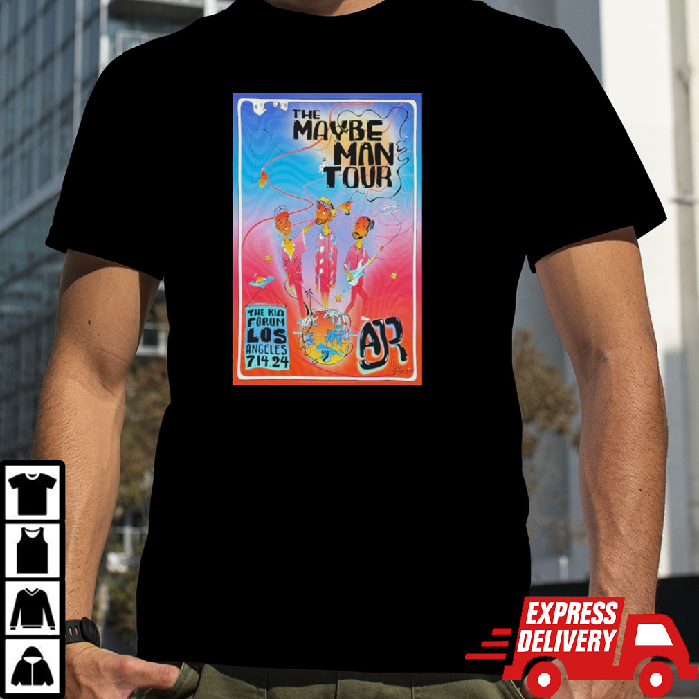 AJR Kia Forum in Inglewood CA Jul 14 2024 Poster shirt